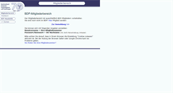 Desktop Screenshot of bdponline.de
