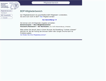 Tablet Screenshot of bdponline.de